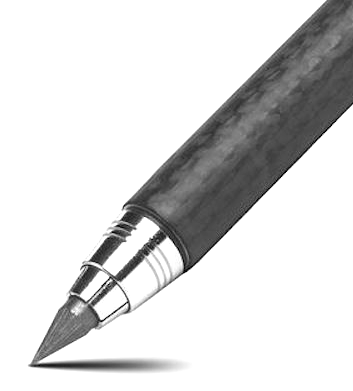 CARBON FIBRE 5.6mm SCRIBBLER PENCIL